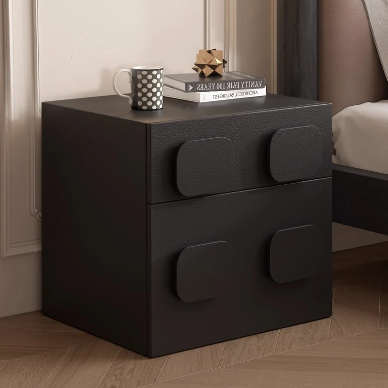

Minimalist Storage Nightstands Black Drawer Makeup Bedroom Nightstand Living Room Nordic Mesitas De Noche Home Furniture