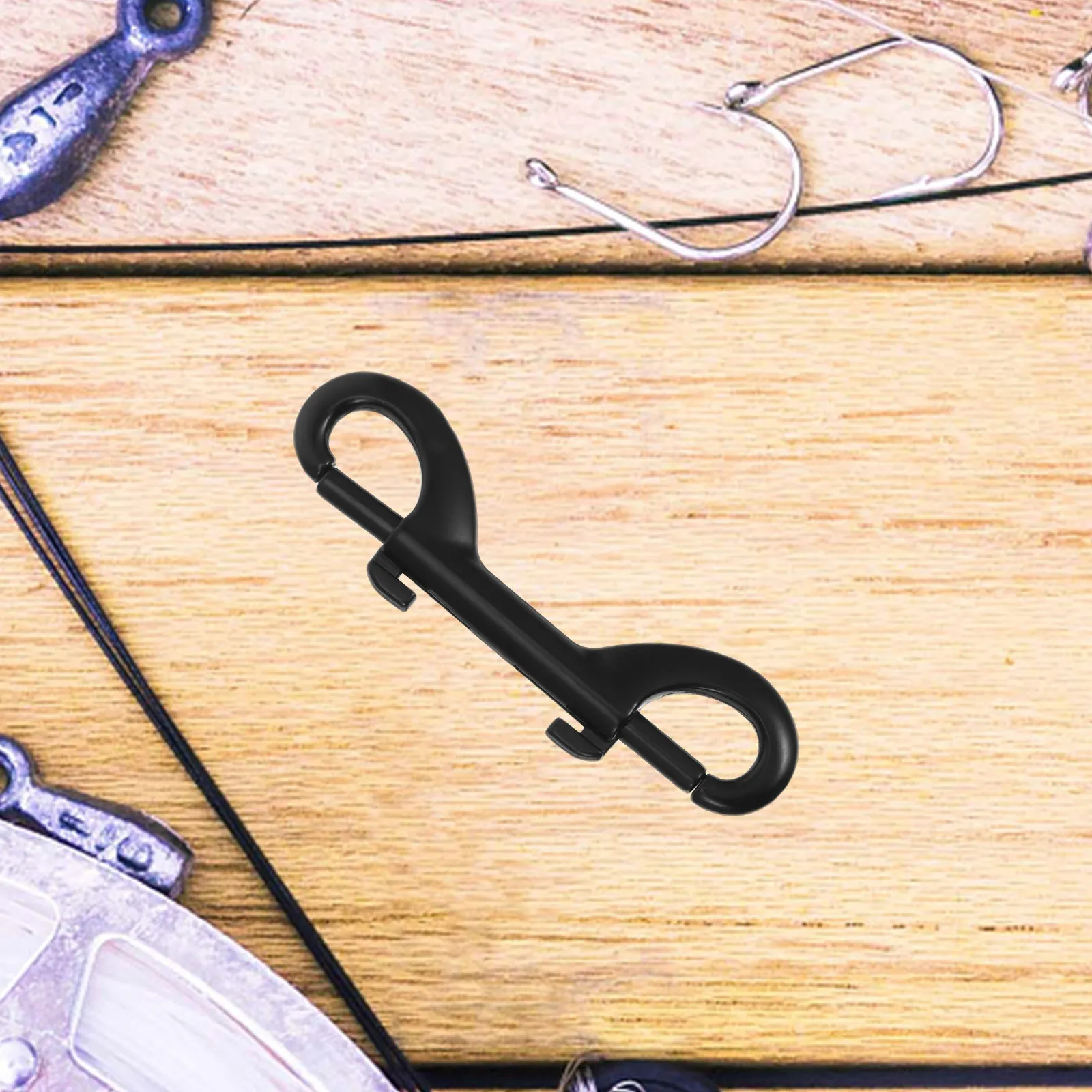 

4 шт. двусторонних карабинов-защелок с цепью, металлические зажимы, сверхмощные, морского класса, для поводков для собак, привязей для лошадей, использования на воде, дайвинга