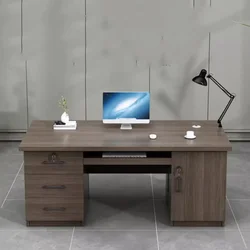 Desktop School Office Desk Drawers Executive Luxury Storage Stand Drafting Office Desk Cheap Scrivania Legno Furnitures HDH