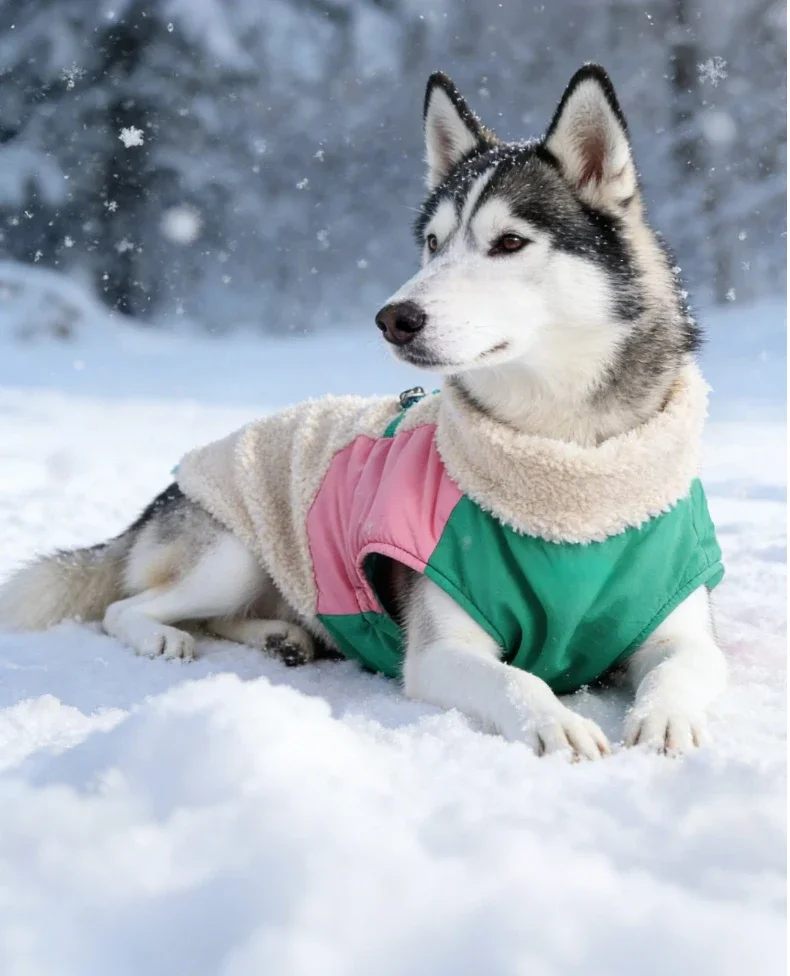 Die Herbst- und Winterjacke aus Hundelammfell ist warm und bequem. – Detail 13