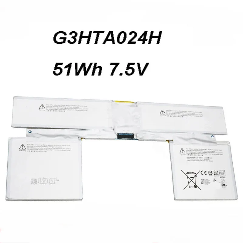 

G3HTA024H G3HTA023H 51Wh 7.5V Laptop Battery For Microsoft Surface Book Gen1 Gen2 13.5 Inch i703 1704 1705 G3HTA021H G3HTA048H