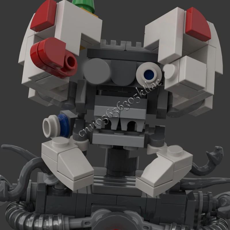 428 SZT. Popularna Seria Postaci z Gier Fragmentowana Żelazna Lalka MOC Personalizowana Modułowa Klockowa Konstrukcja Prosty Zestaw do Samodzielnego Montażu Prezent