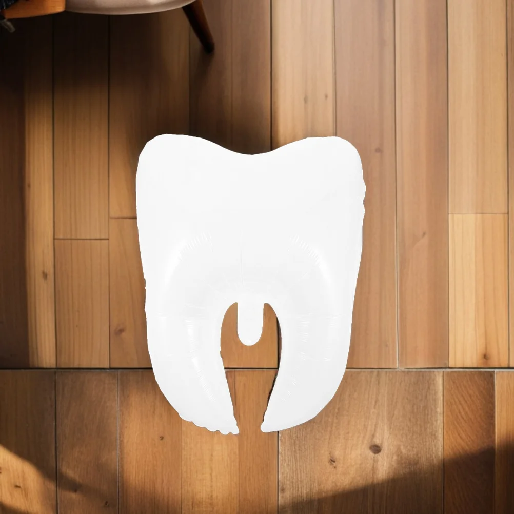 

8Pcs Tooth Balloons First Tooth Special Party Decoration Birthday Graduation Foil Large Balloons Teeth Balloon