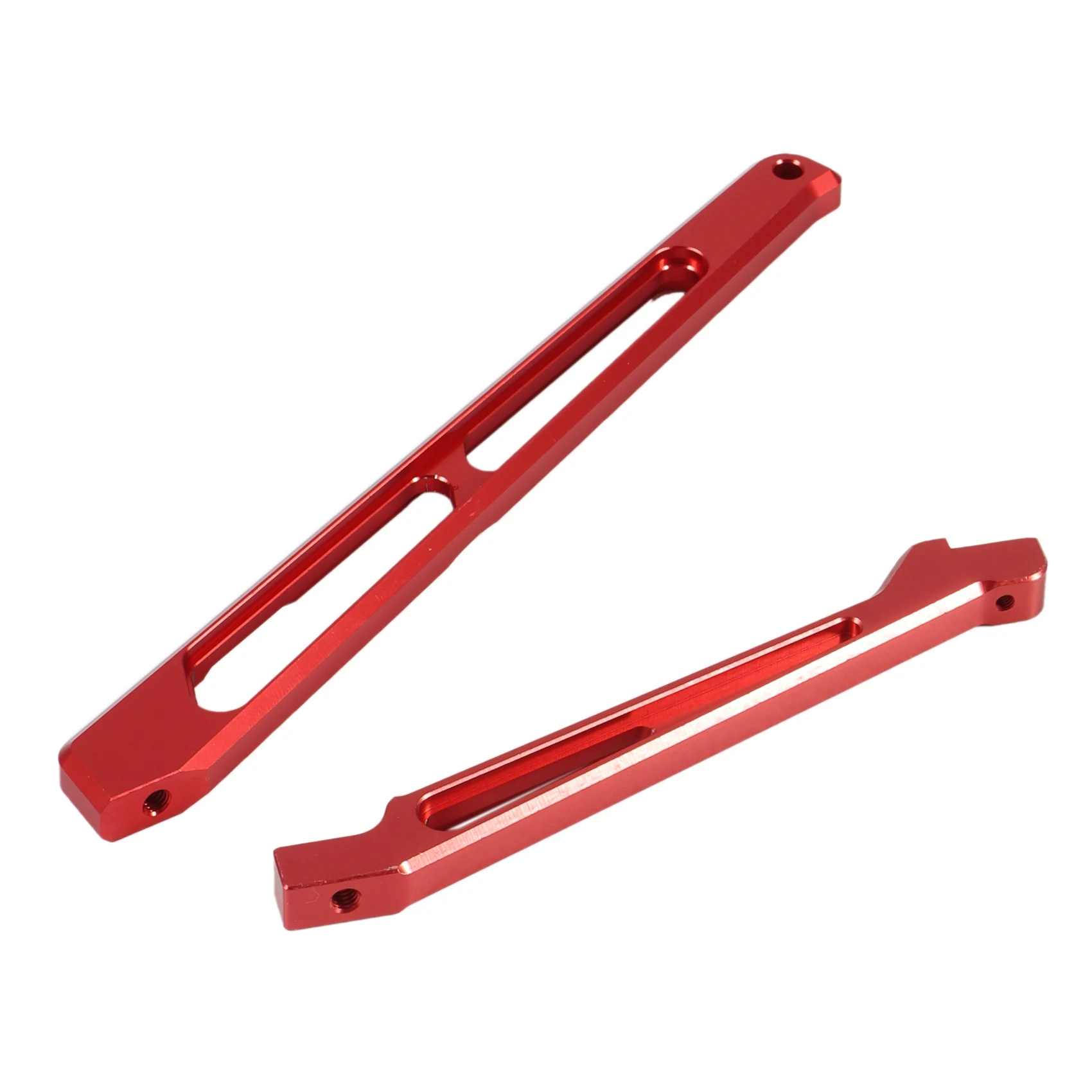 1 conjunto de suporte de direção dianteiro e traseiro de metal, suporte de chassi para arrma kraton 6s 1/8 rc, peças de atualização de carro, 1