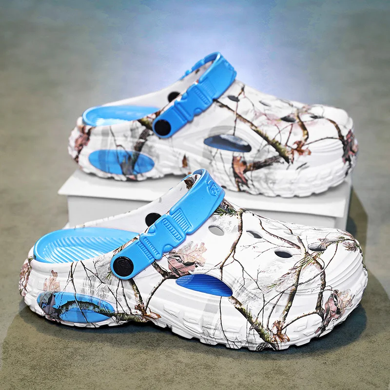 

Men Slippers Summer Water Shoes EVA Indoor Home Flip Flops Camouflage Beach Outdoor Sandals Platform Men Clogs Slides Zapatillas