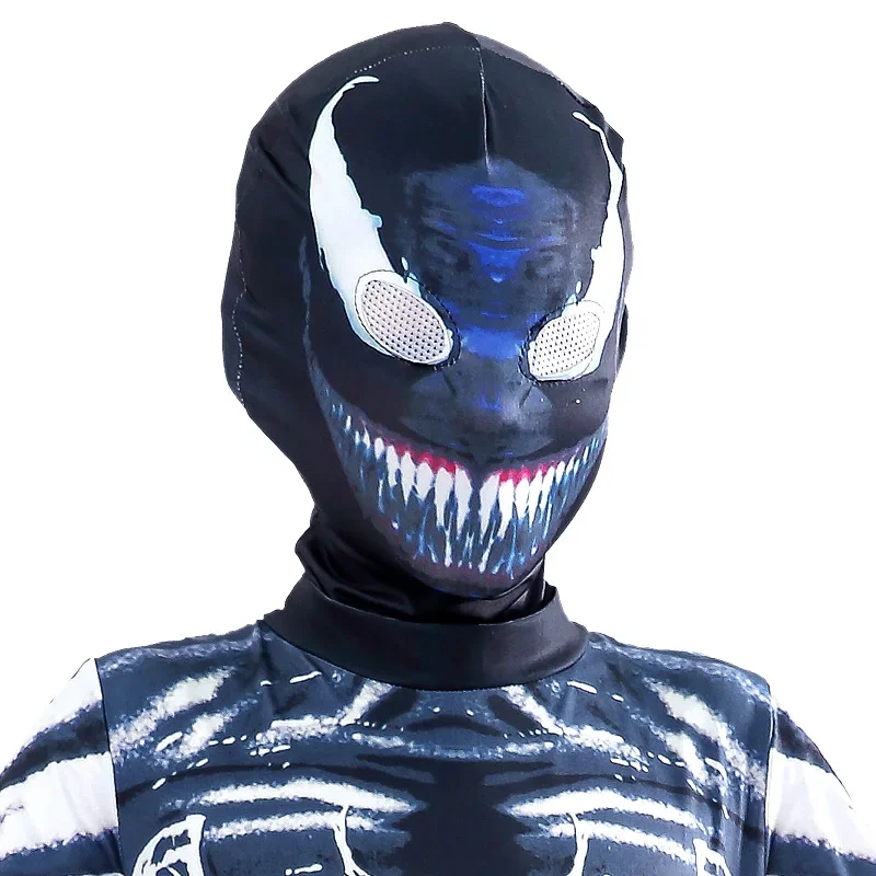 SN55 أزياء رجالية Venom Carnage بدلة تنكرية مع قناع شخصية الفيلم الخارقة إيدي بروك توم هاردي لعب الأدوار القماش @ 54WE