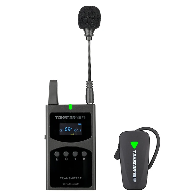 WTG-650 Tour Guide System UHF Wireless Audio System for Guiding Tour Multilingual Translation Conference