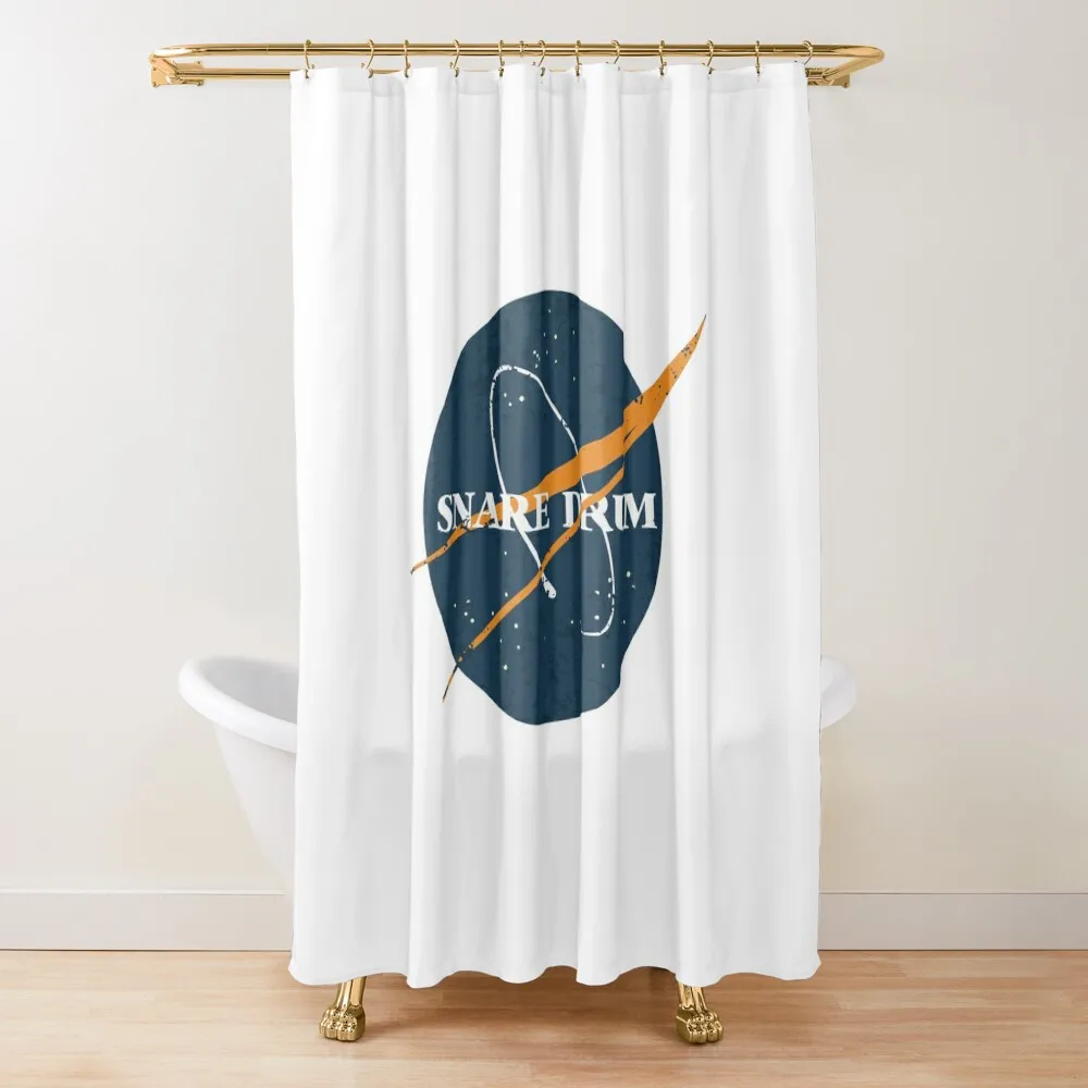 

Snare Drum Space Vintage Shower Curtain Bathroom Deco Waterproof Shower And Anti-Mold Shower Set Anime Curtain