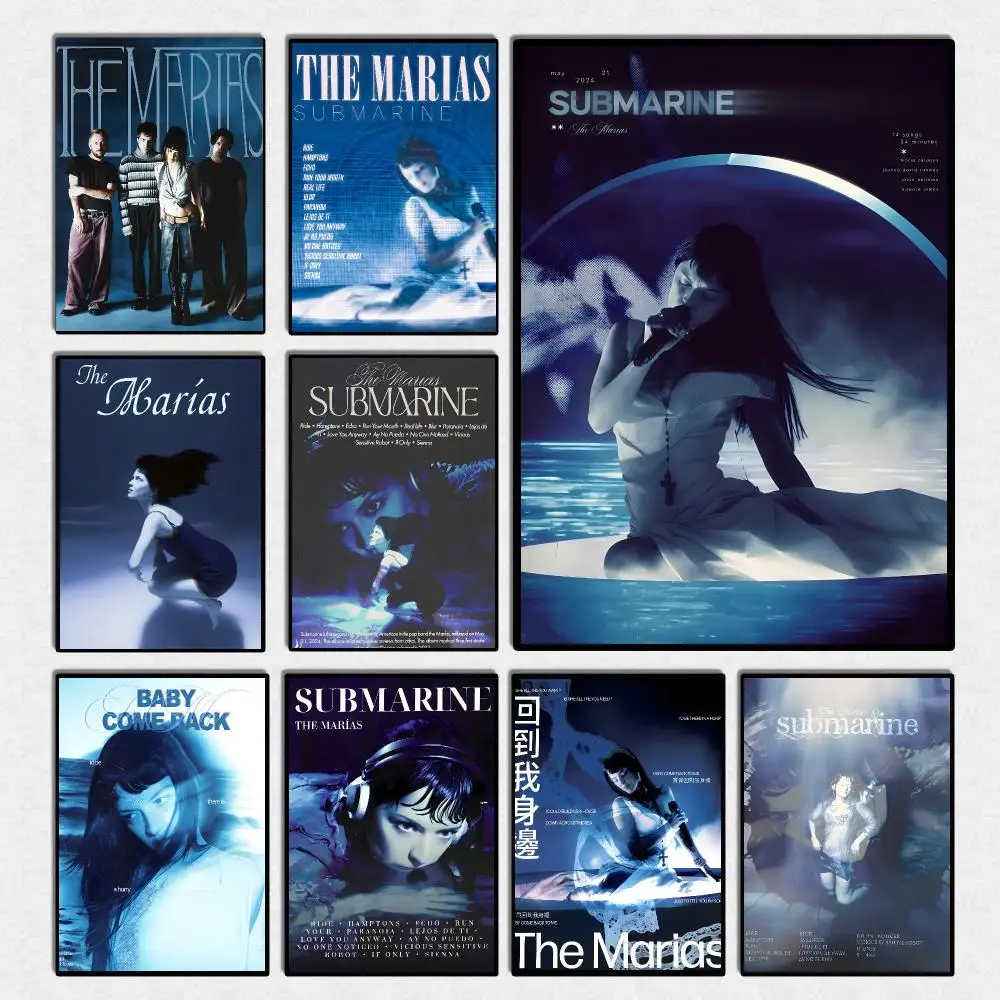 Music Group The M-Marias Poster High Quality Wall Art For Home Office Bedroom Living Room Hallway Bar Perfect Gift Idea