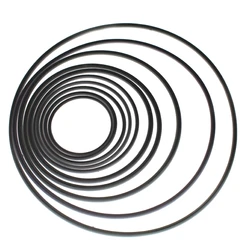 1/1.5mm Round Rubber Belt Replace Durable 10pcs/Pack Mix Size 80-130mm Repair Belt for Cassette Tape Recorder Machine