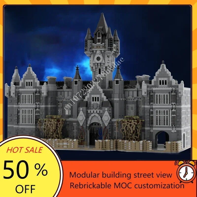 

8326 шт., средневековый замок-головоломка, модель MOC, сделай сам, набор рождественских игрушек для детей, тема эксперимента Франкенштейна, праздничный рождественский подарок