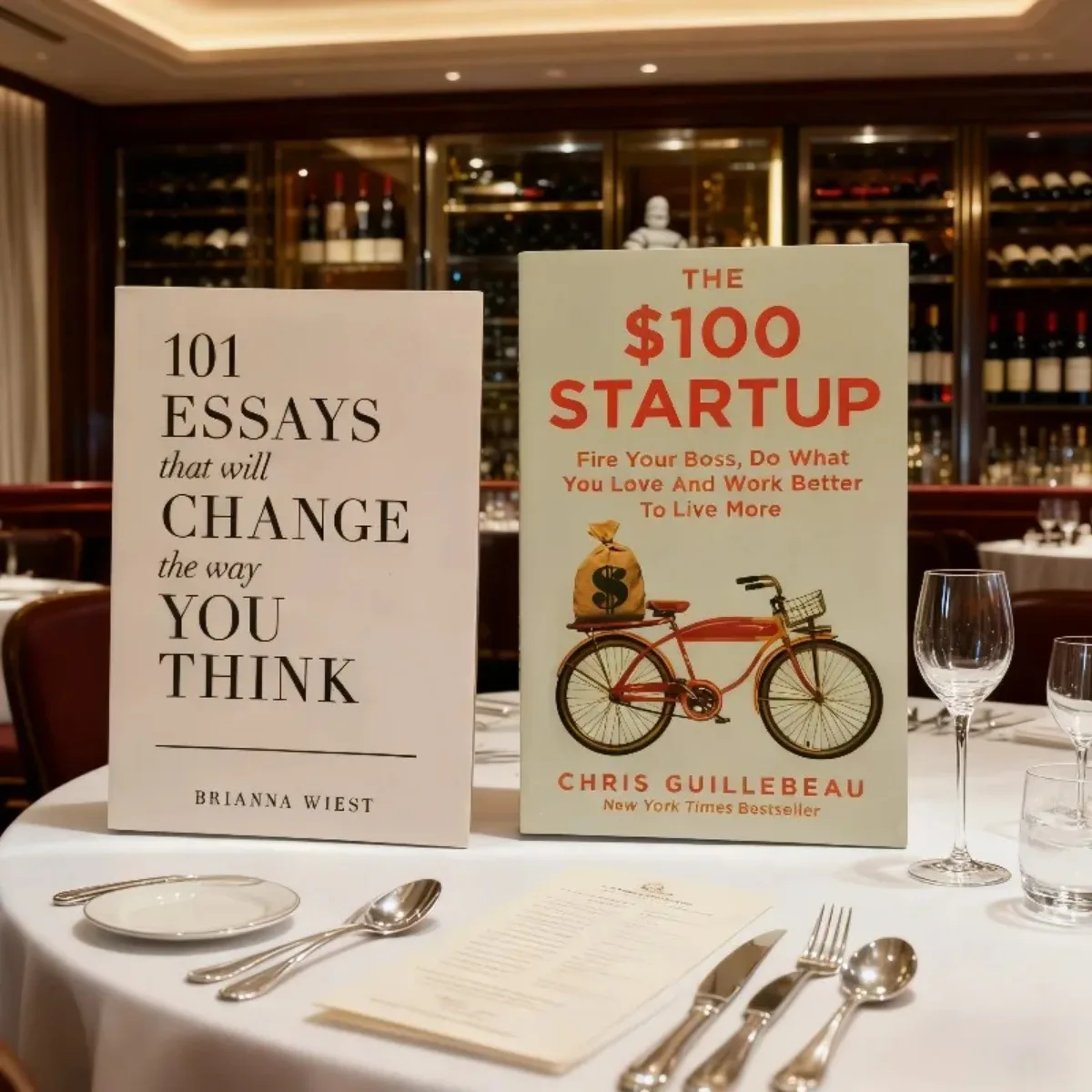 

《101 Essays That Will Change The Way You Think》+《The $100 Startup》Two Books Set - Mind-Changing Essays & $100 Startup Blueprint
