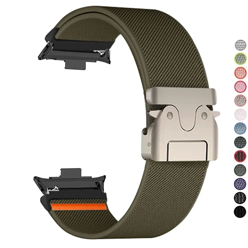Nylon Loop For Redmi Watch 6Active/6Lite/6/5/4 Strap Sport Breathable Replacement Bracelet Correa For Mi Band 10/9/8 pro Band