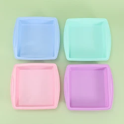 Silicone Mold Toast Cake Baking Pan Square Cake Bread Chocolate Pastry Pizza Nonstick Bakeware Soap Candle Maker