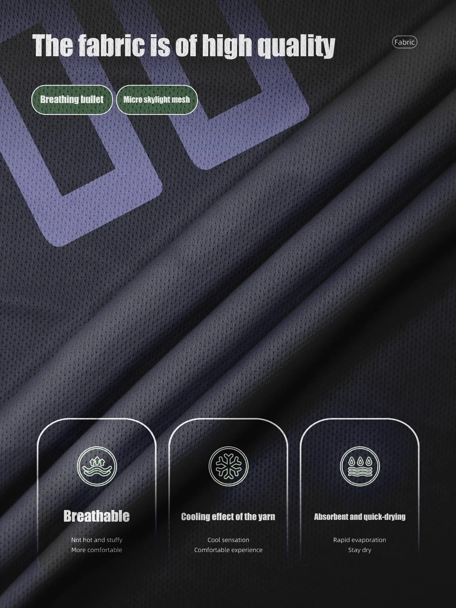 Navy‑Blue Light Purple Trim Custom Basketball Jersey Set, Adults Kids Name Number Print Quick‑Dry Uniform view 4