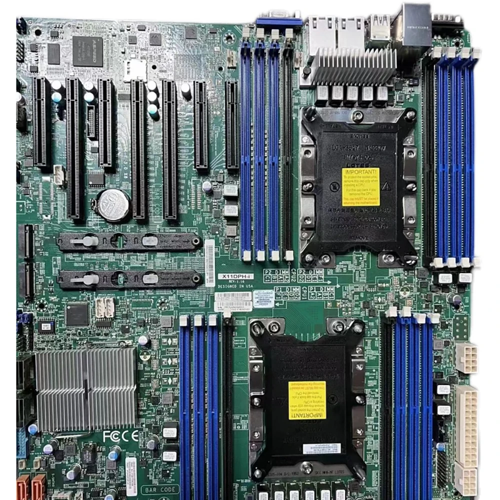 X11DPH-I Motherboard Dual LGA3647 Pin CPU C621 Server Workstation DDR4