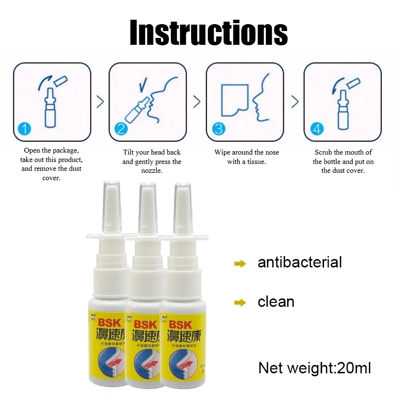 For Rhinitis And Sinusitis Comfort Nose Spray Is Used  Cleans And Cares Nasal Drops Inhibits Bacteria And Nourishes Health Care