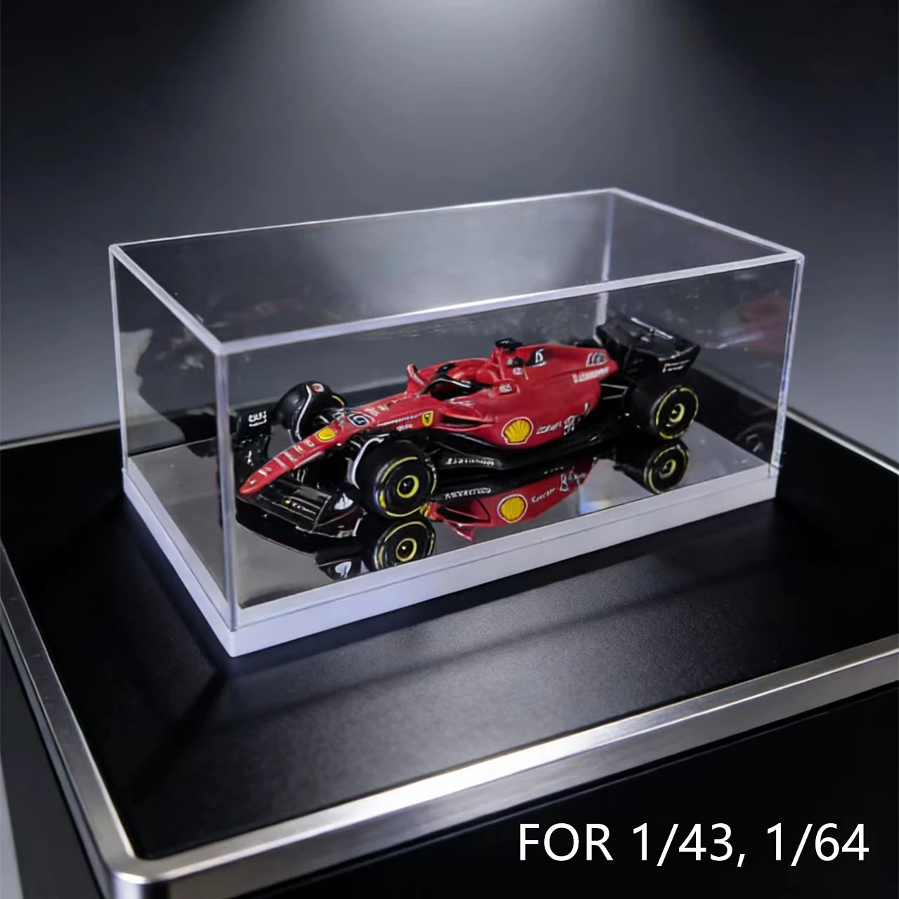

Acrylic Display Case Box for Scale 1:43 1:64 1:87 Tomica Bburago Spark Minichamps F1 Car Model Formula 1 Miniature Toy
