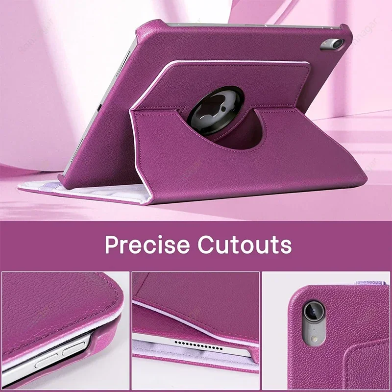 Custodia Girevole 360° Per IPad Pro 10.5” (2017) E IPad Air 3 (2019) – Auto Wake/Sleep, Multi-Angolo Blu