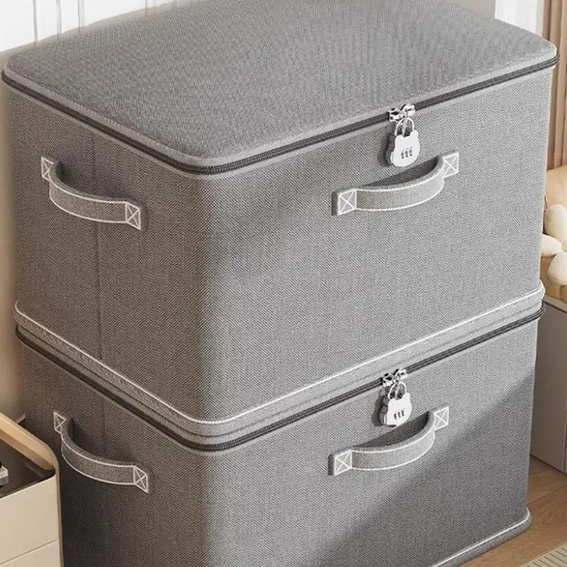Large Foldable Fabric Storage Box Multi Purpose Organizer Lockable Sex Toy