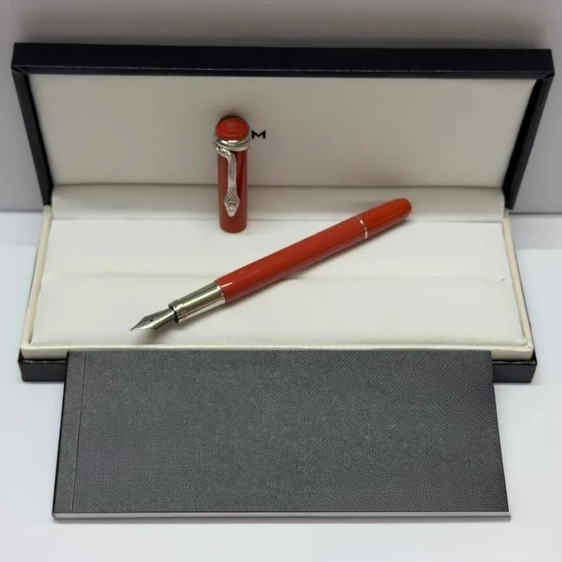 2026-new-luxury-embossed-metal-signature-pen-glossy-solid-color-business-writing-pen-smooth-fountain-pen-for-office-gifts