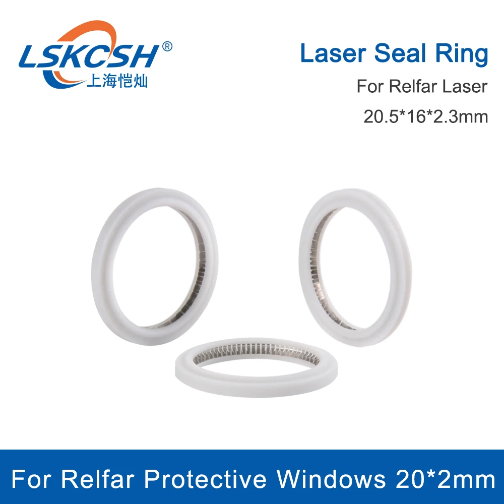 LSKCSH Relfar Seal Ring Fiber Laser O ring washer 20.5x16x2.3mm  For Relfar Hand-Held Welding Head Protective Windows 20x2mm