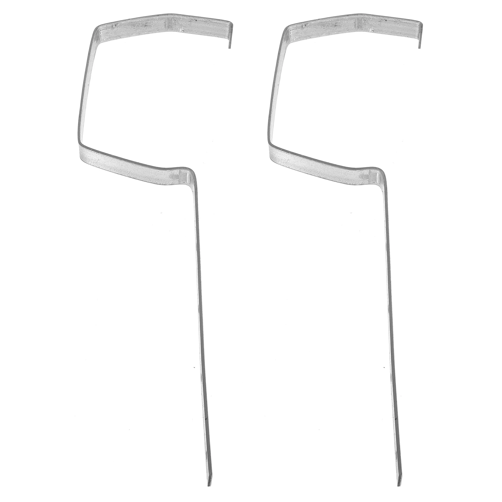 

4 Pcs Gutter Bracket Holder Metal Guttering Support Fixed Rain Racks Brackets Silver