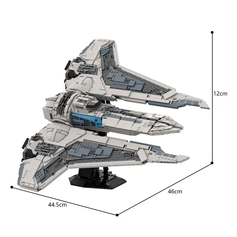 MOC- 188327   Acessórios clássicos de filme estrela, blocos de construção de avião de guerra, classe komke, transporte de combate, modelo de montagem, brinquedo infantil