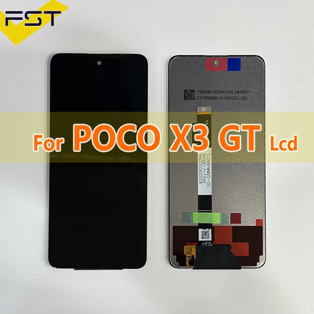 

6,6-дюймовый новый дисплей для Xiaomi POCO X3 GT 21061110 AG ЖК-дисплей с цифровым преобразователем сенсорного экрана в сборе