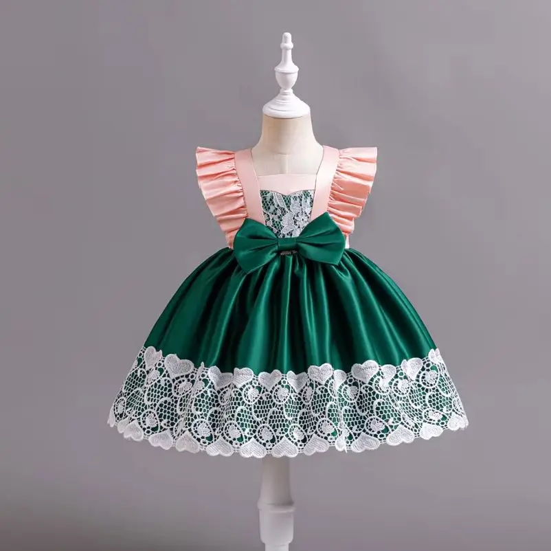 

Платья принцессы в стиле Лолиты для девочек, детское летнее платье для маленьких девочек, детская повседневная одежда от 1 до 5 лет