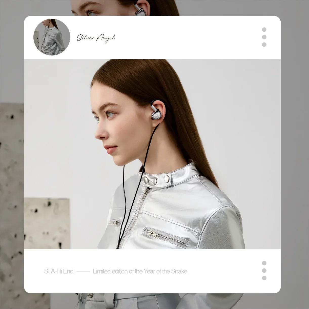 EarAcoustic Audio STA-Hi End IEM HiFi Wired in-ear Earphones 10mm Dual-Magnet Beryllium Driver & 6mm Composite Diaphragm Monitor