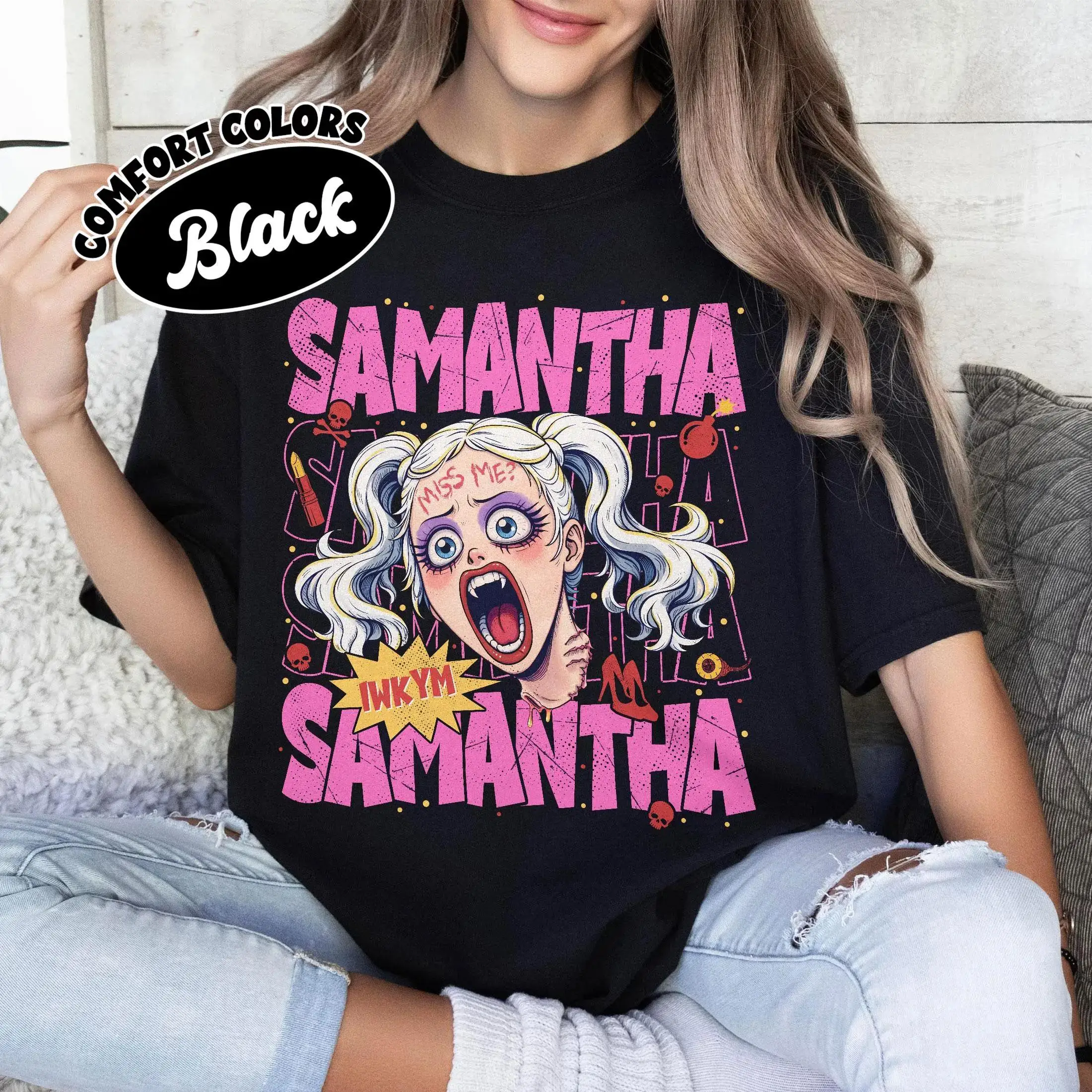 Dungeon Crawler Carl Samantha Comfort Colors T-Shirt, IWKYM Book Merch Tee