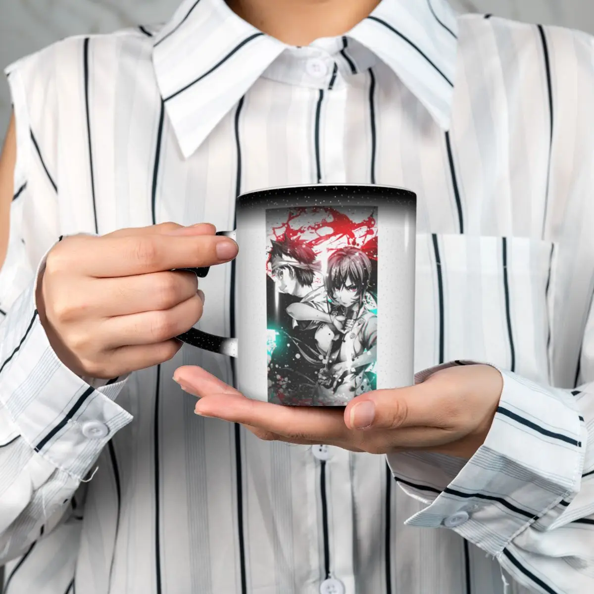 Anime Food Wars Shokugeki No Soma Mug Funny Ceramic Coffee Cups Tea Mugs Milk Cup Drinkware Gift for Friends