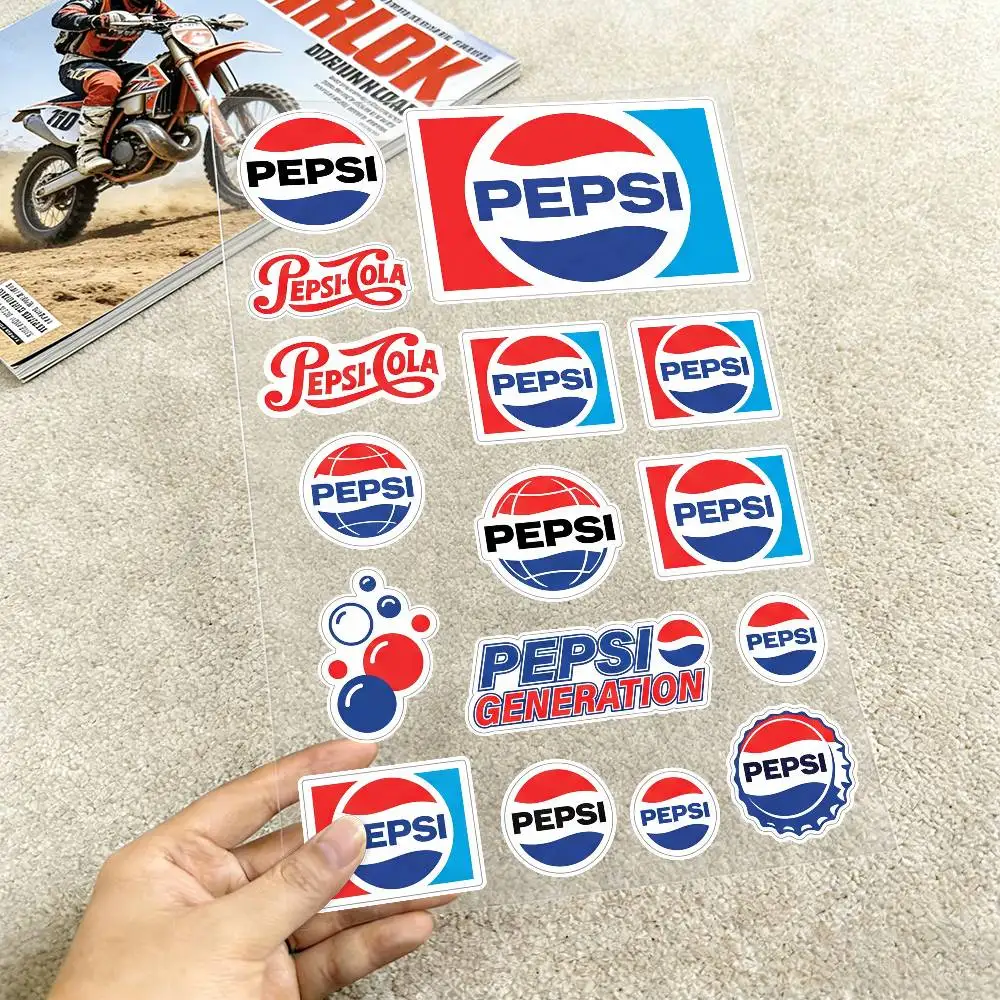 Poster P-ep-si Co-la Reflective Motorcycle Stickers, 3M Safety Warning At Night In The Dark Scooter Helmets