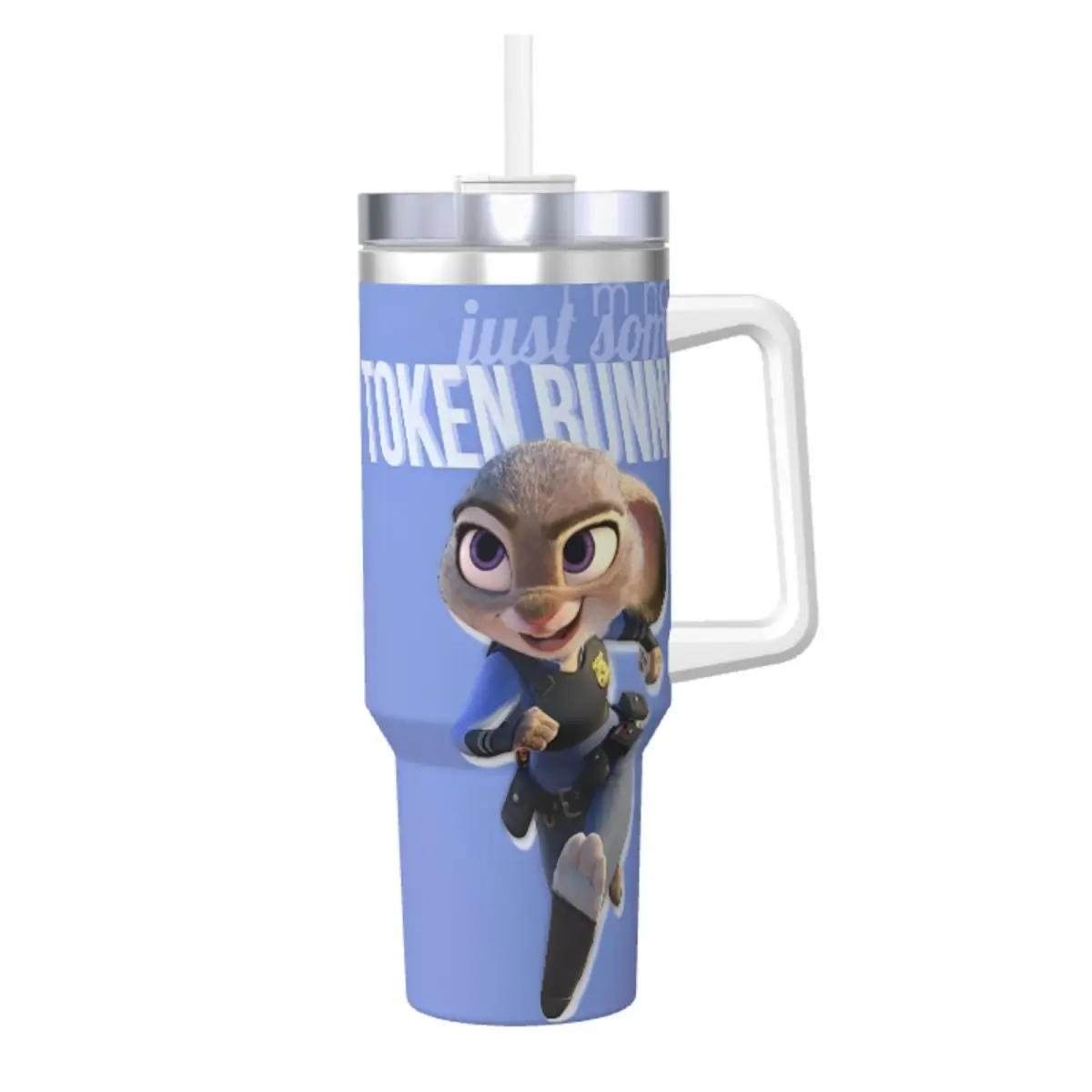 Zootopia Tumbler Hot Drinks Water Bottle Heat Preservation Stainless Steel Thermal Mug Design Driving Car Mugs