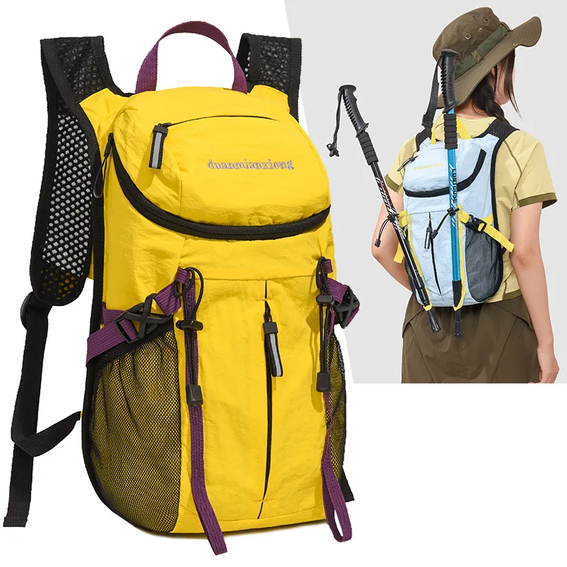 Lightweight Hiking Backpack Multifunctional Outdoor Sports Rucksack Waterproof Travel Daypack for Cycling Trail Running Trekking