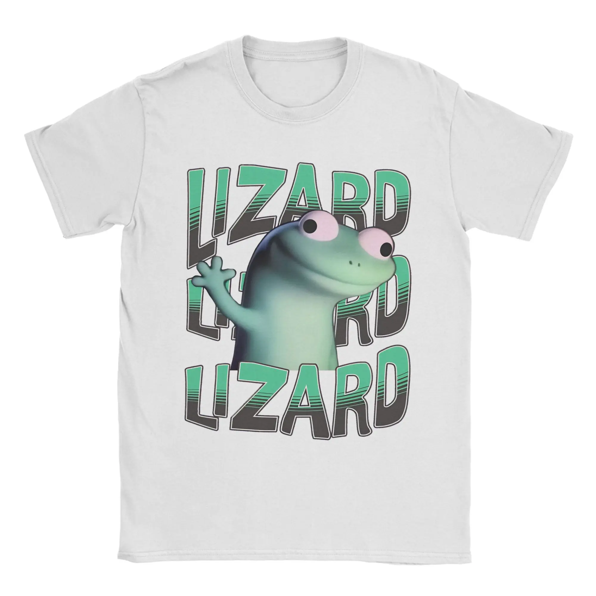 CUTE Tom Lizard  Hoppers  T Shirt for Men Women Pure Cotton Vintage T-Shirt O Neck  Tee Shirt Short Sleeve Tops Plus Size