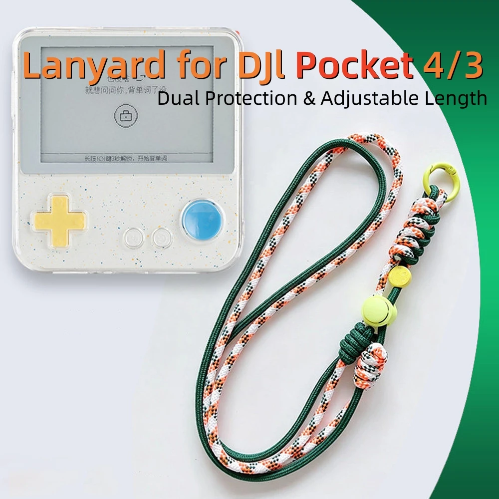 Neck Strap for DJI Pocket 4 3 GoPro Insta360 X5 x4 DSLR Camera Accessory Anti-lost Rope Shoulder Strap Lanyard 1/4