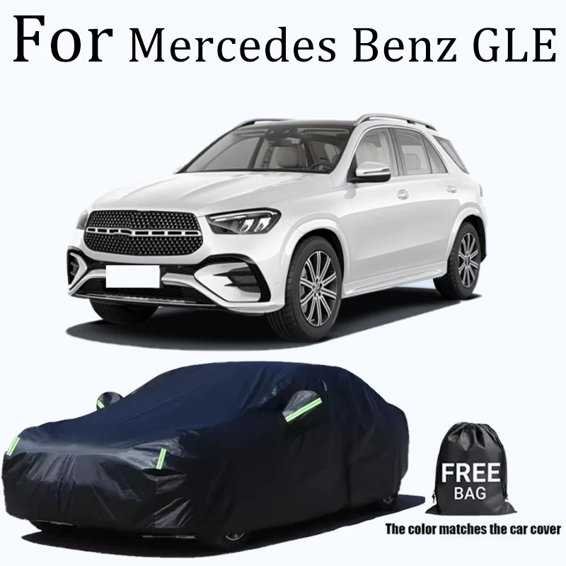 

For Mercedes Benz GLE Car Covers Outdoor Waterproof Dustproof Sun Rain Snow Protection Thick Oxford Cloth Full Car Accessories