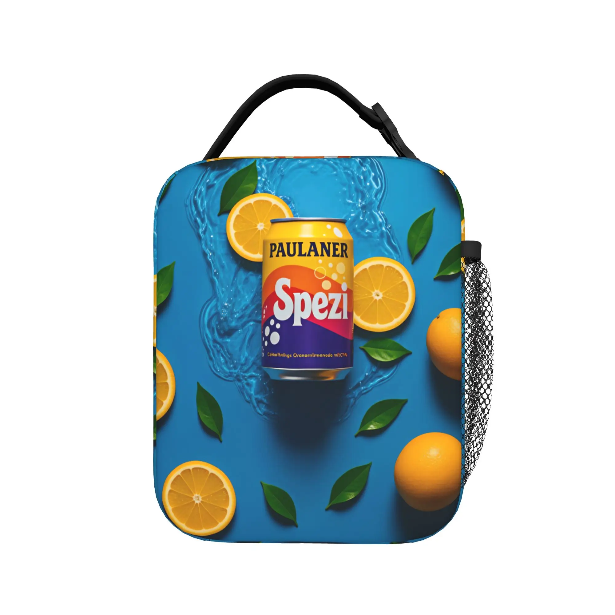 

Paulaner Spezi Munich Beer Lunch Bag Vintage Lunch Box For Child School Cooler Bag Oxford Thermal Tote Handbags