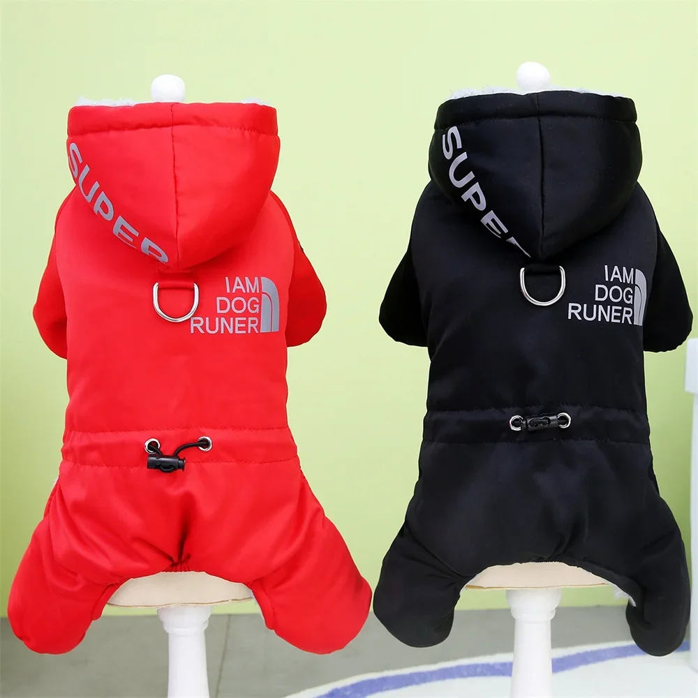 Winter Warm Pet Dog Jumpsuit Waterproof Dog Clothes for Small Dogs Chihuahua Jacket Yorkie Costumes Shih Tzu Coat Poodle Outfits