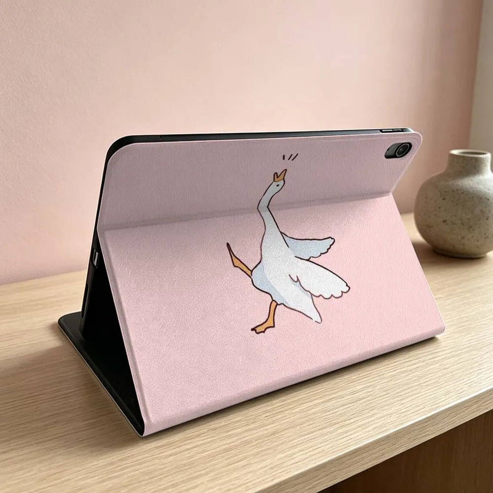 Fun Duck Pattern Soft For iPad Pro Air mini 7 6 5 4 3 2 1 9gen M5 M4 11th 10th A17 Pro A16 Inch Tablet Case