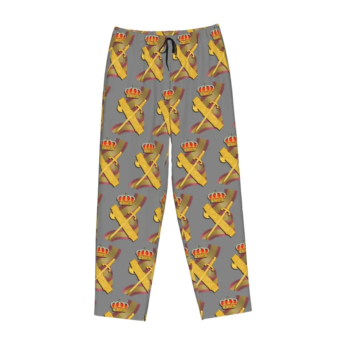 

Custom Spanish Guard Civil Spain Flag Women Pajama Pants Lounge Sleep Sleepwear Bottoms with Pockets