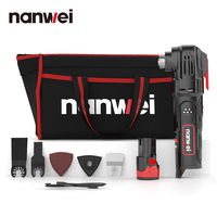 Nanwei Multifunctional shovel Multi Electric Trimming Machine 12V Cutting Machine with Angle Grinder Universal Woodworking Tool