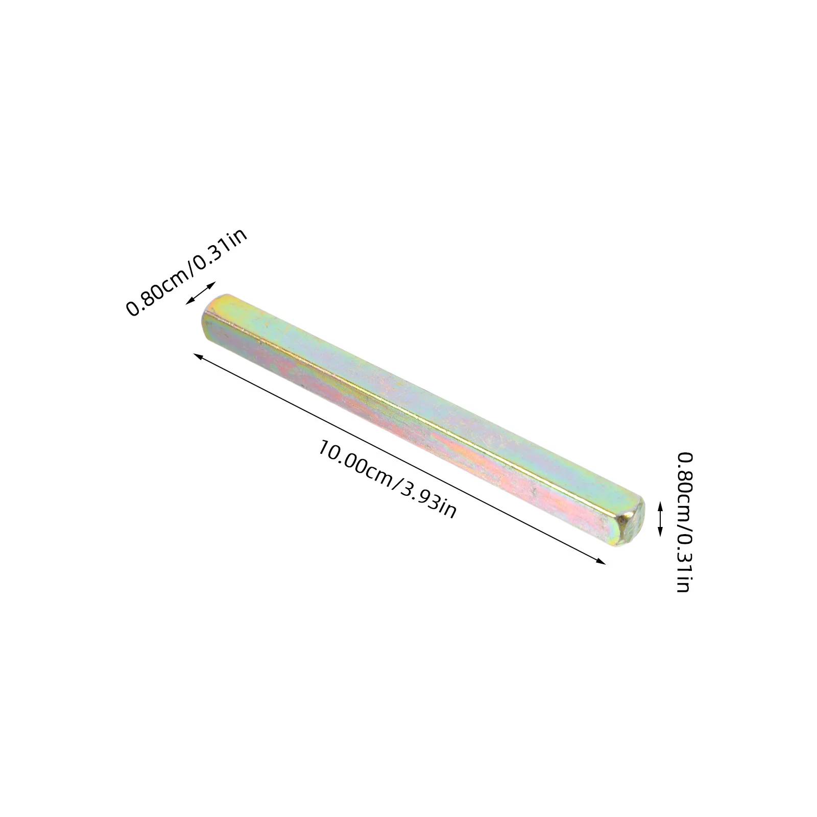 قفل الباب مربع قضيب الأساسية 8X100 مللي متر قفل أمان عالي اسطوانة نقل قضيب استبدال للمنزل مكتب مخزن مكافحة سرقة #6