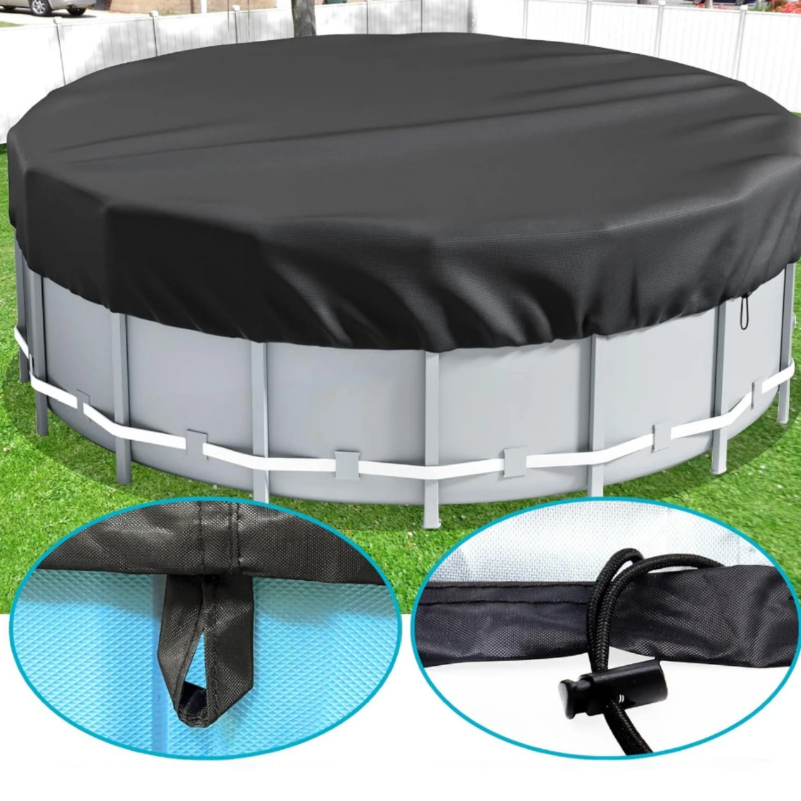 Overhead-Ground Pool Cover Sil - đánh giá và giá Pool Cover Waterproof
