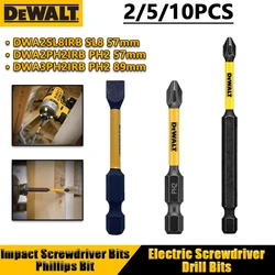 DEWALT 2/5/10PCS 57/89mm PH2/SL8 Impact Screwdriver Bits Electric Screwdriver Drill Bits NO.DWA2SL8IRB/DWA2PH2IRB/DWA3PH2IRB