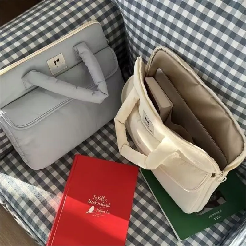 Ins بلون كمبيوتر محمول كم سميكة للصدمات ل 11 بوصة آي باد ماك بوك اير برو 13 14 15.6 بوصة سعة كبيرة حمل حقيبة