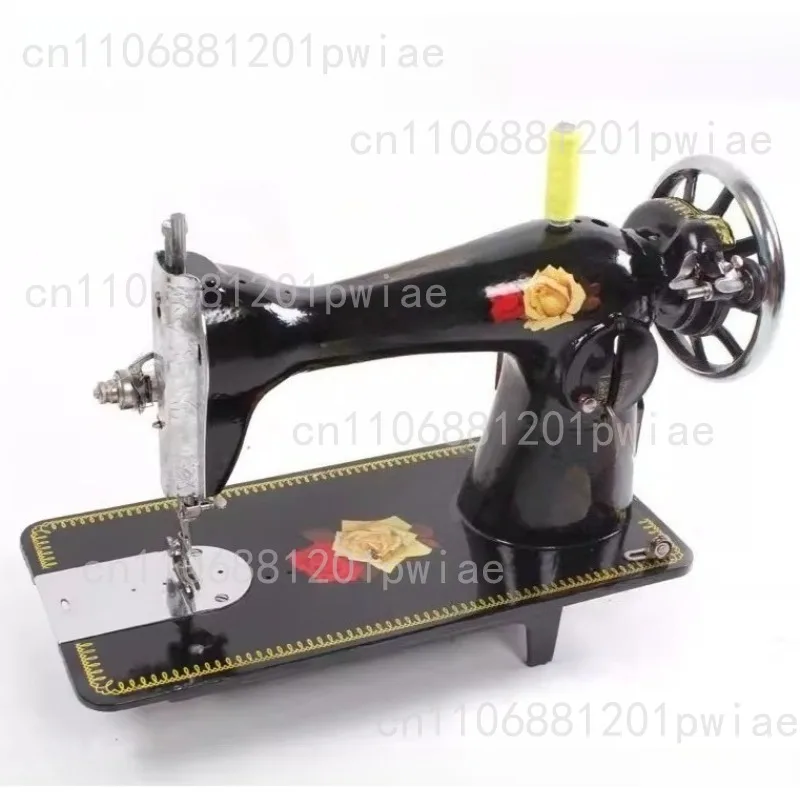 Máquina de coser doméstica, cabezal de máquina de coser antigua, telas vaqueras, controlador de Pedal para máquina de coser