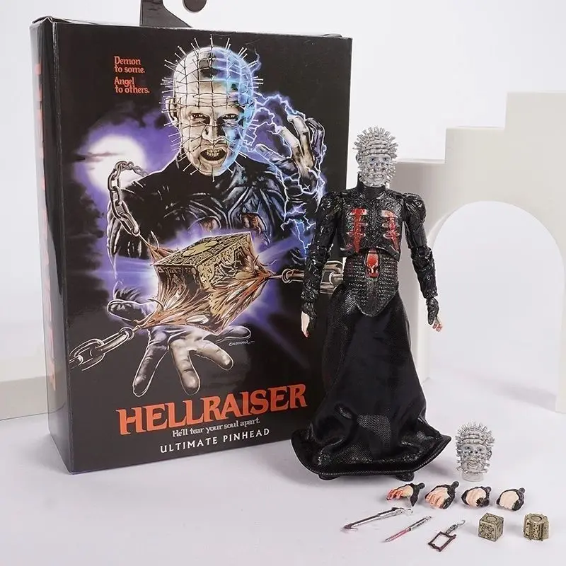 NECA Hellraiser Figure Hellraiser Ultimate Pinhead Action Figure He'll Tear Your Soul Apart Collectible Model Toys 7" Figures - view 3